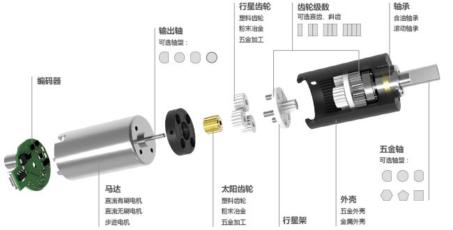 微型齒輪減速機(jī)結(jié)構(gòu)